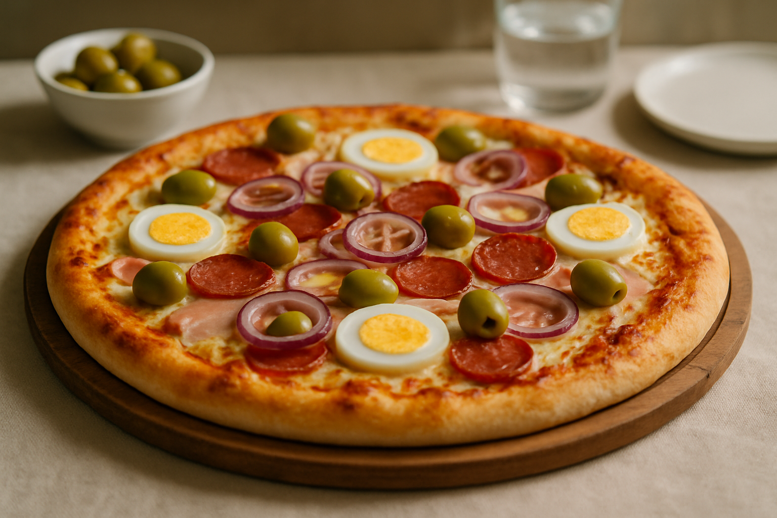 Delicie-se com a Saborosa Pizza Portuguesa!