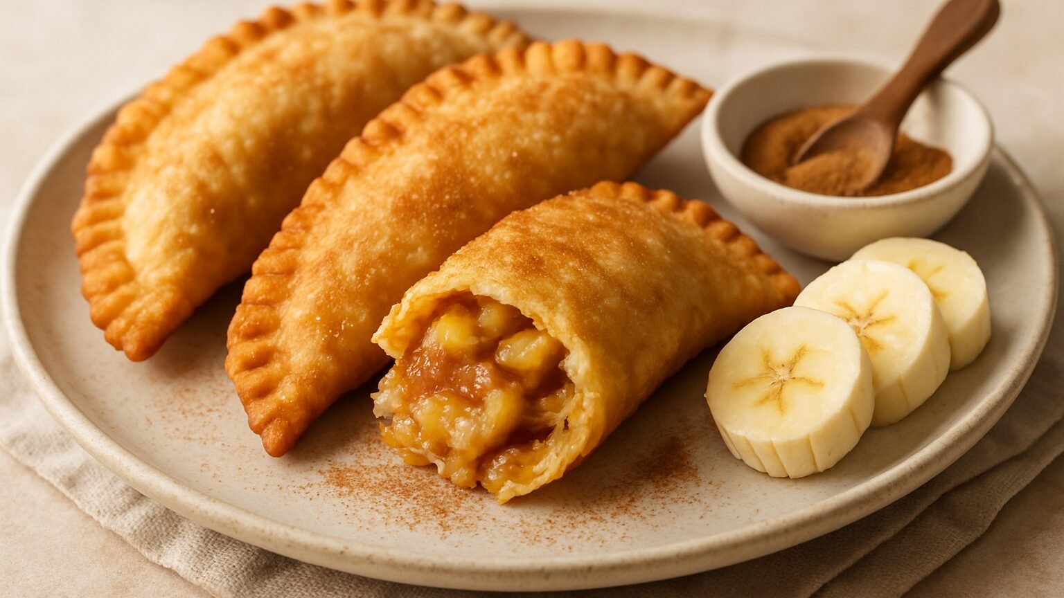 Pastel frito de banana com canela em 20 minutos 2 Delicie-se com o Pastel Frito de Banana com Canela!