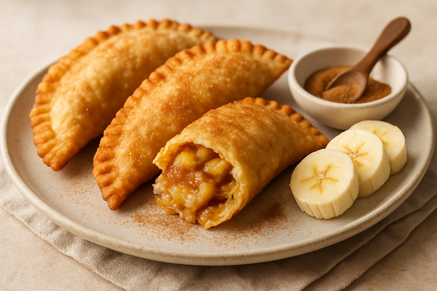 Pastel frito de banana com canela em 20 minutos 1 Delicie-se com o Pastel Frito de Banana com Canela!