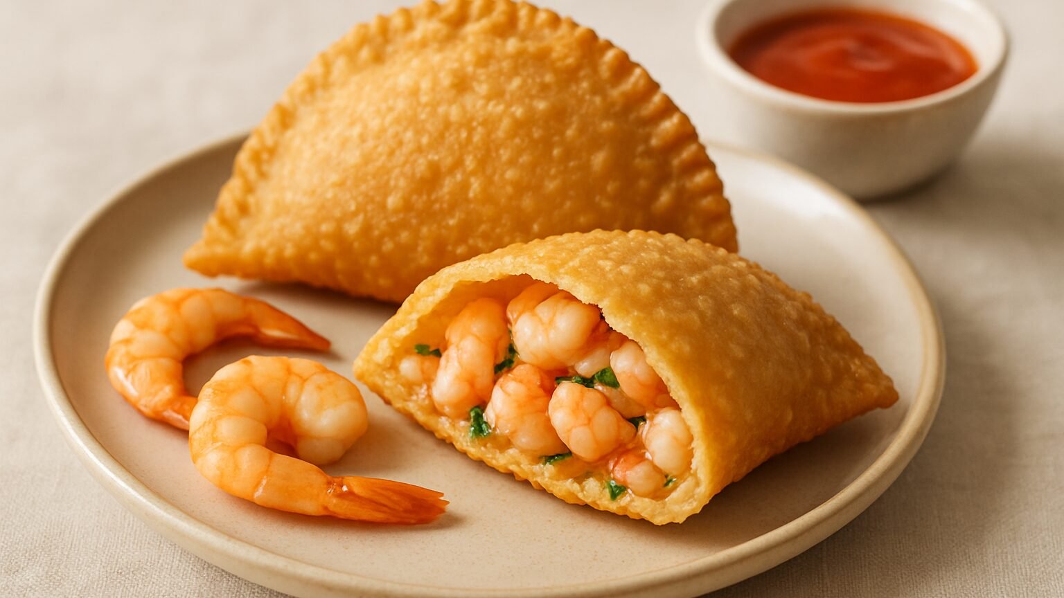 Delicie-se com o Pastel Frito de Camarão!