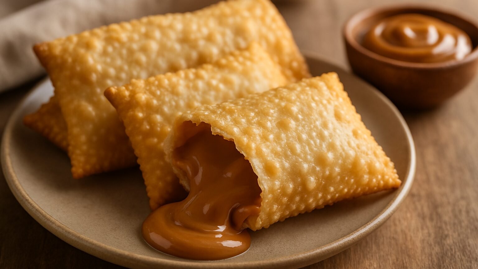 Pastel frito de doce de leite pronto em 30 minutos 2 Delicie-se com o Pastel Frito de Doce de Leite!