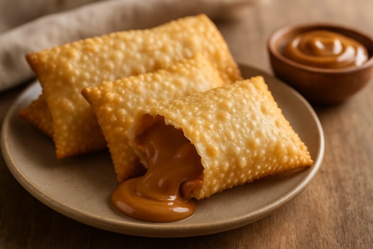 Delicie-se com o Pastel Frito de Doce de Leite!
