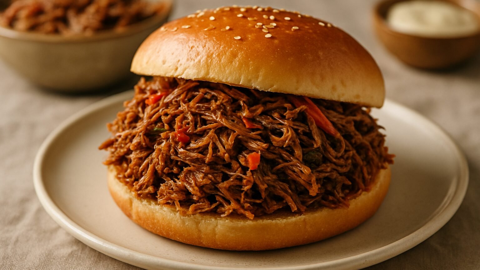 Deliciosa Carne Louca Desfiada para Sanduíche