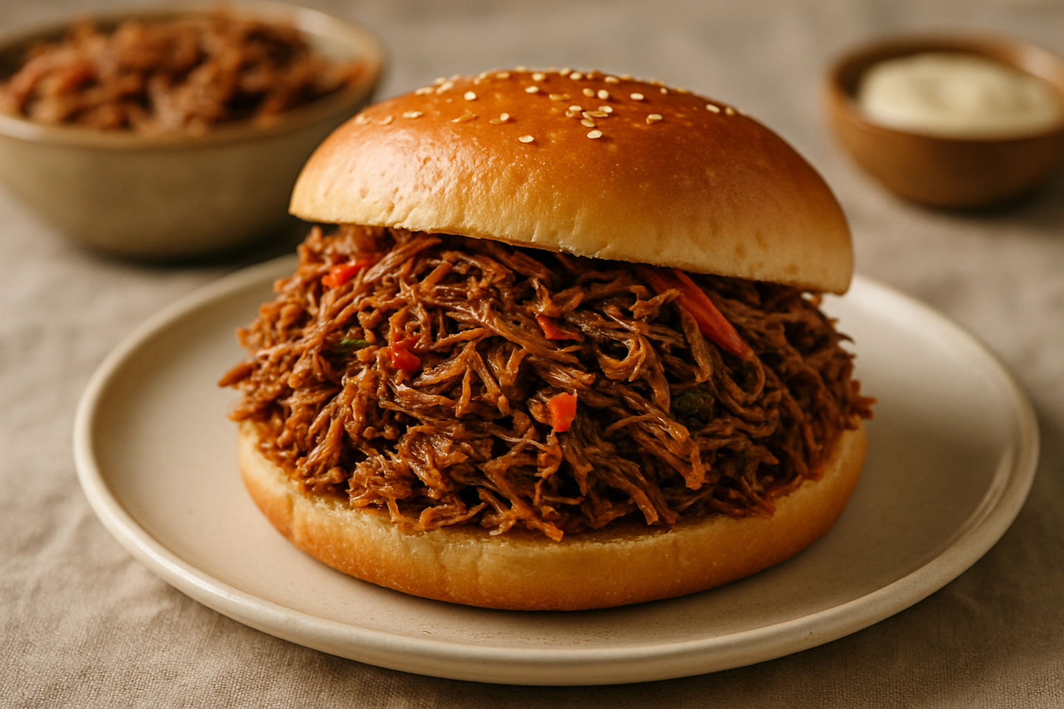 Deliciosa Carne Louca Desfiada para Sanduíche