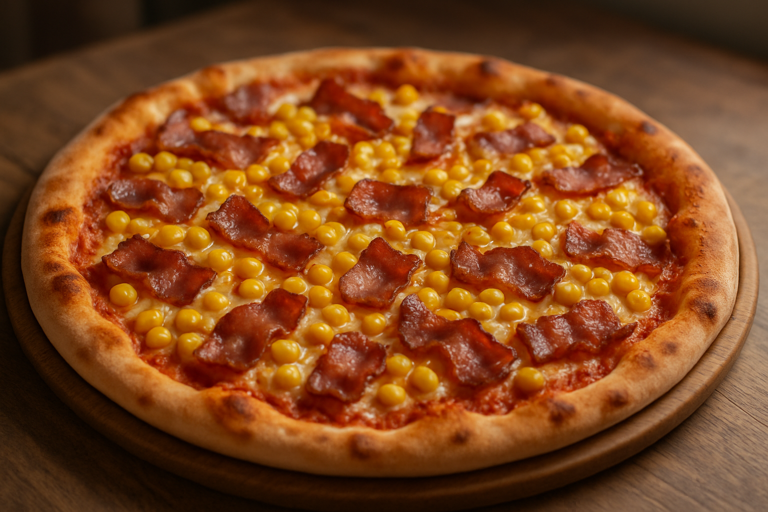 Deliciosa Pizza de Bacon com Milho: Uma Explosão de Sabores!