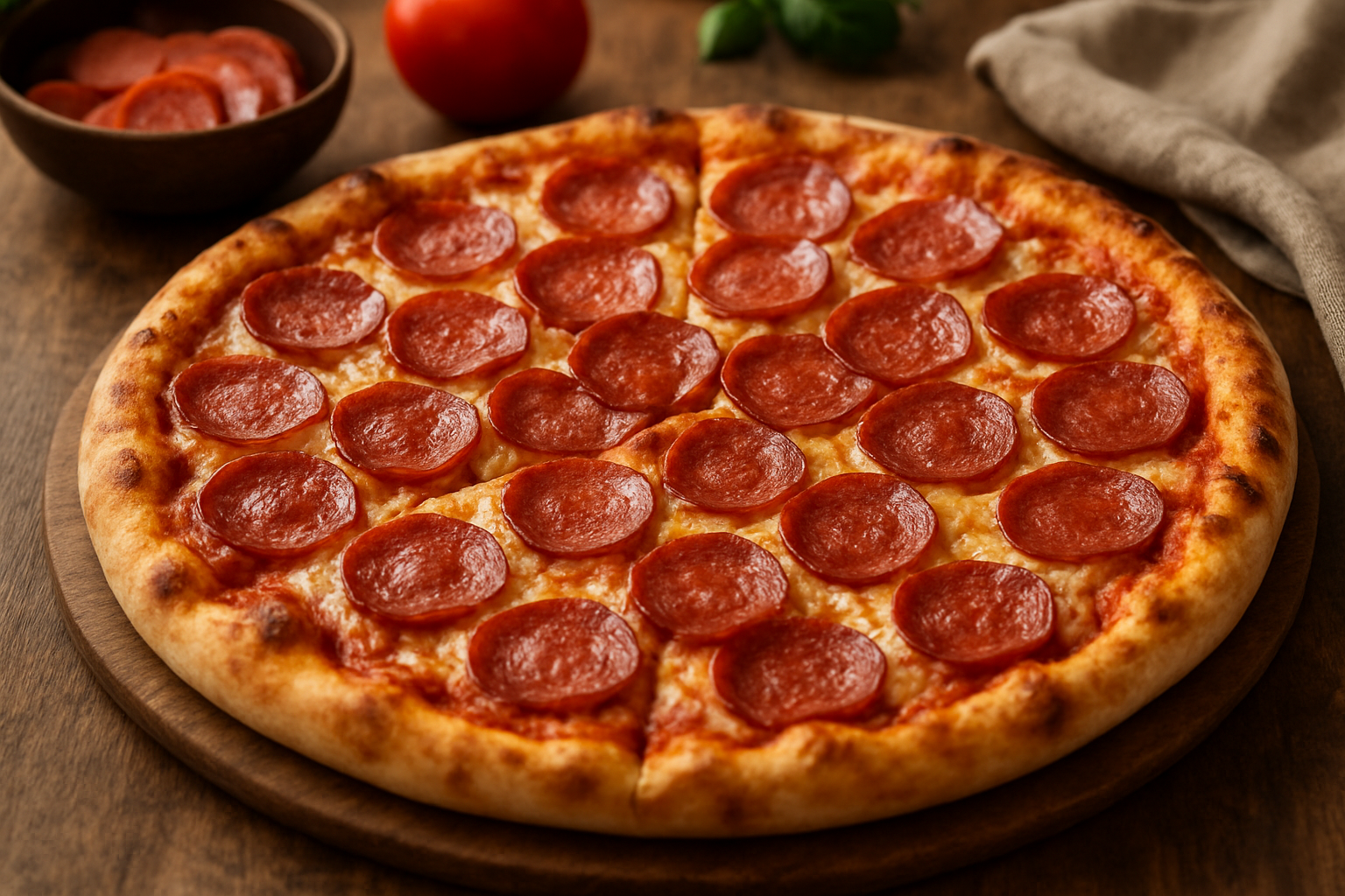 Deliciosa Pizza de Calabresa: Sabor que Encanta!