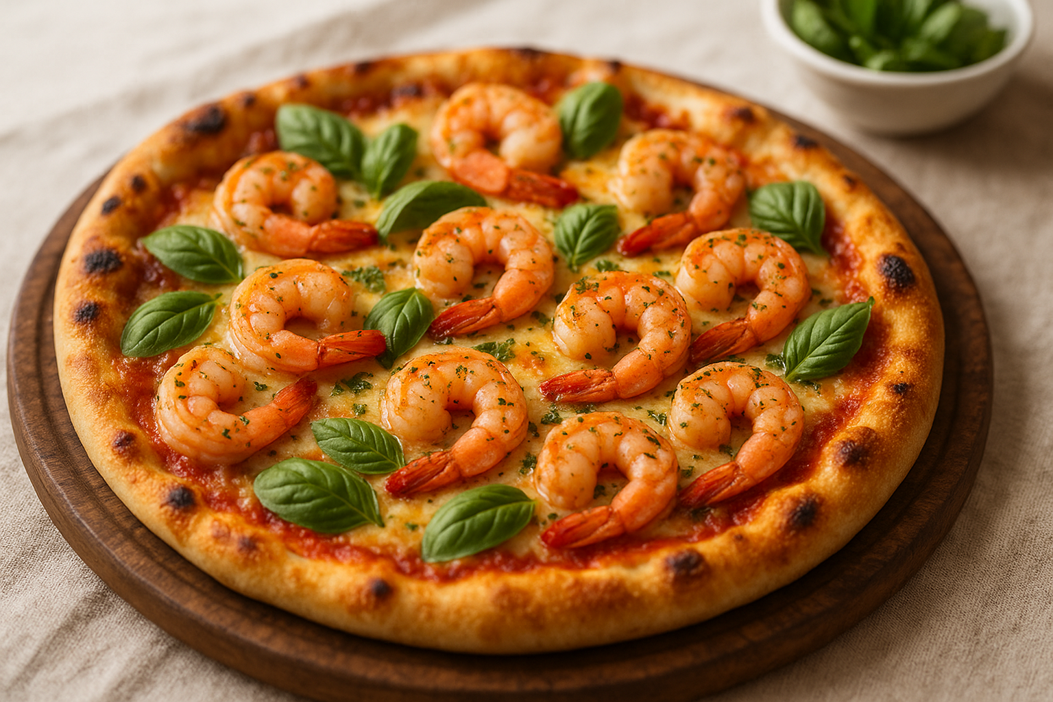 Pizza de camarão pronta em 30 minutos e cheia de sabor 1 Deliciosa Pizza de Camarão: Uma Explosão de Sabores!