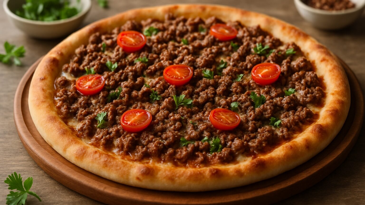 Deliciosa Pizza de Carne Moída para Agradar a Todos!