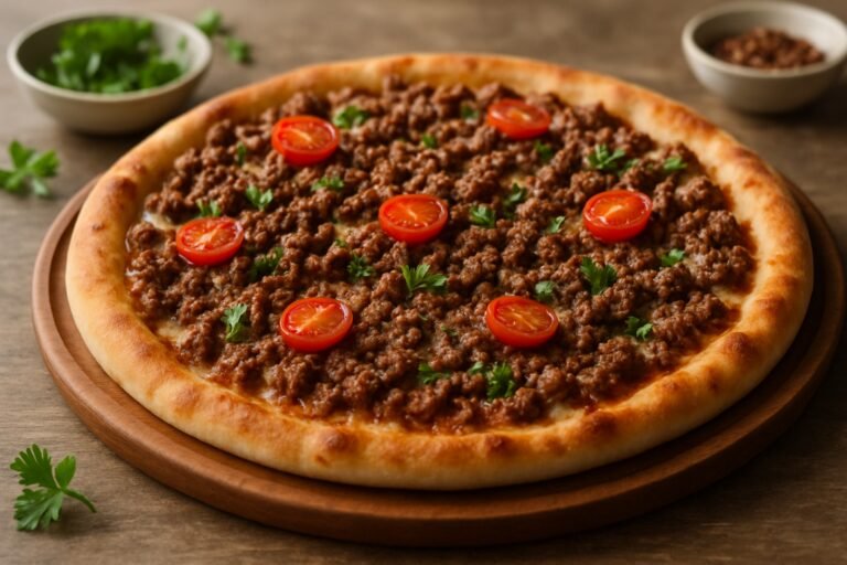 Deliciosa Pizza de Carne Moída para Agradar a Todos!