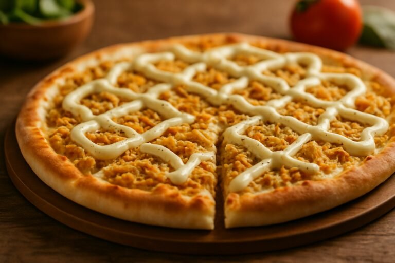 Deliciosa Pizza de Frango com Catupiry: Uma Explosão de Sabores!