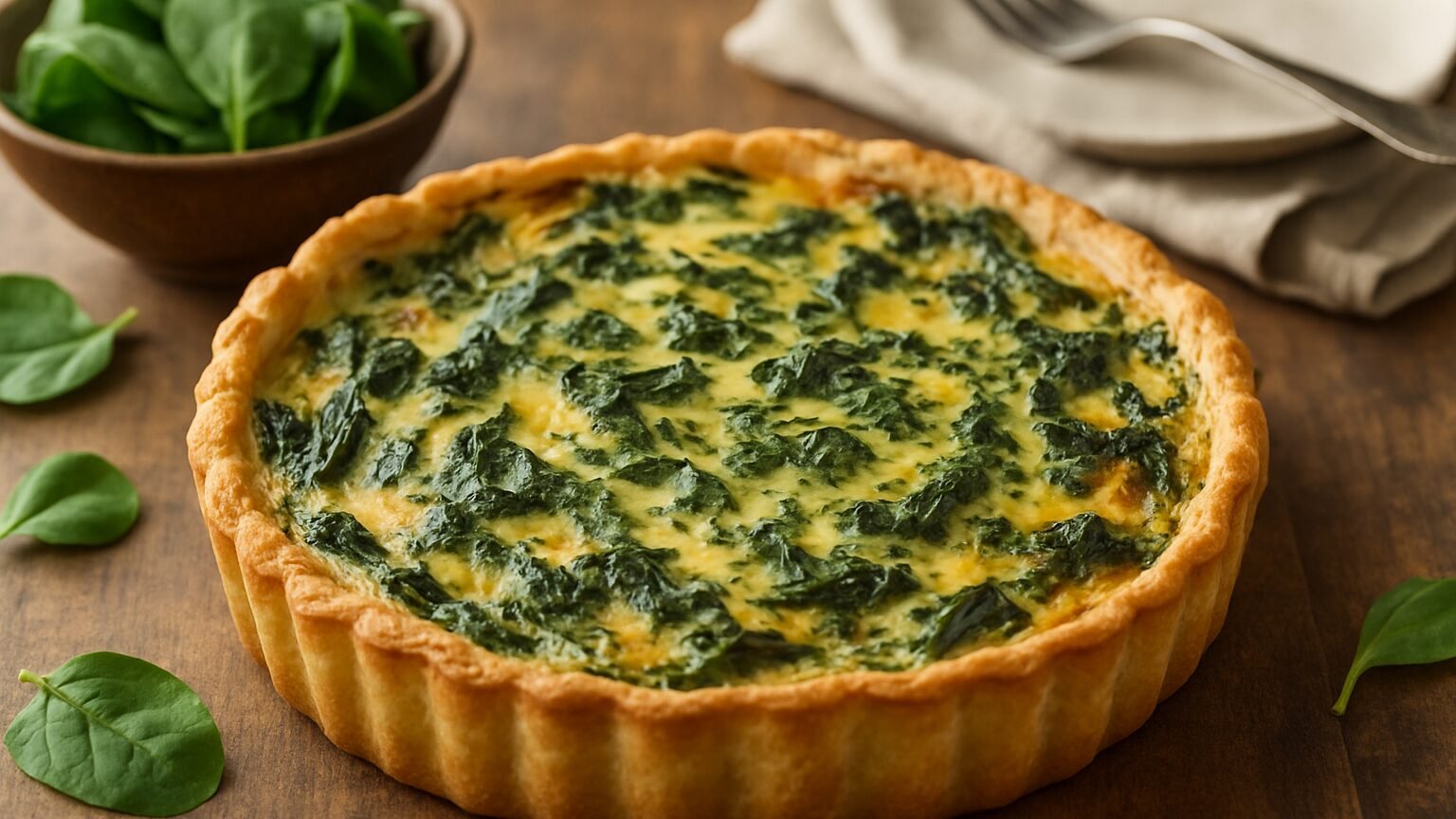 Deliciosa Quiche de Espinafre: Sabor e Praticidade!