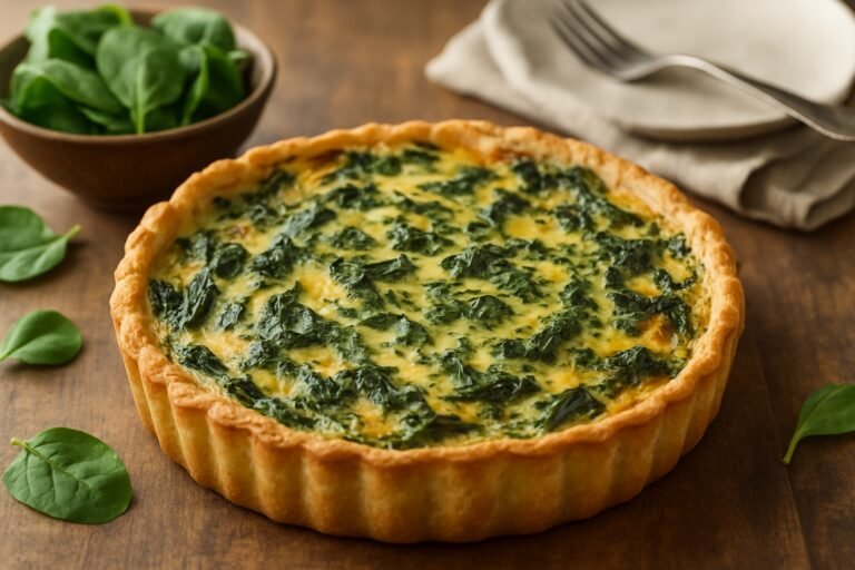 Deliciosa Quiche de Espinafre: Sabor e Praticidade! 2 Deliciosa Quiche de Espinafre: Sabor e Praticidade!