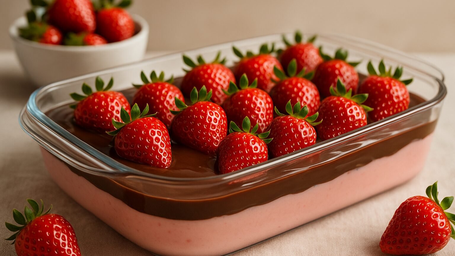 Delicioso Bombom de Morango na Travessa: Uma Sobremesa Lucrativa!