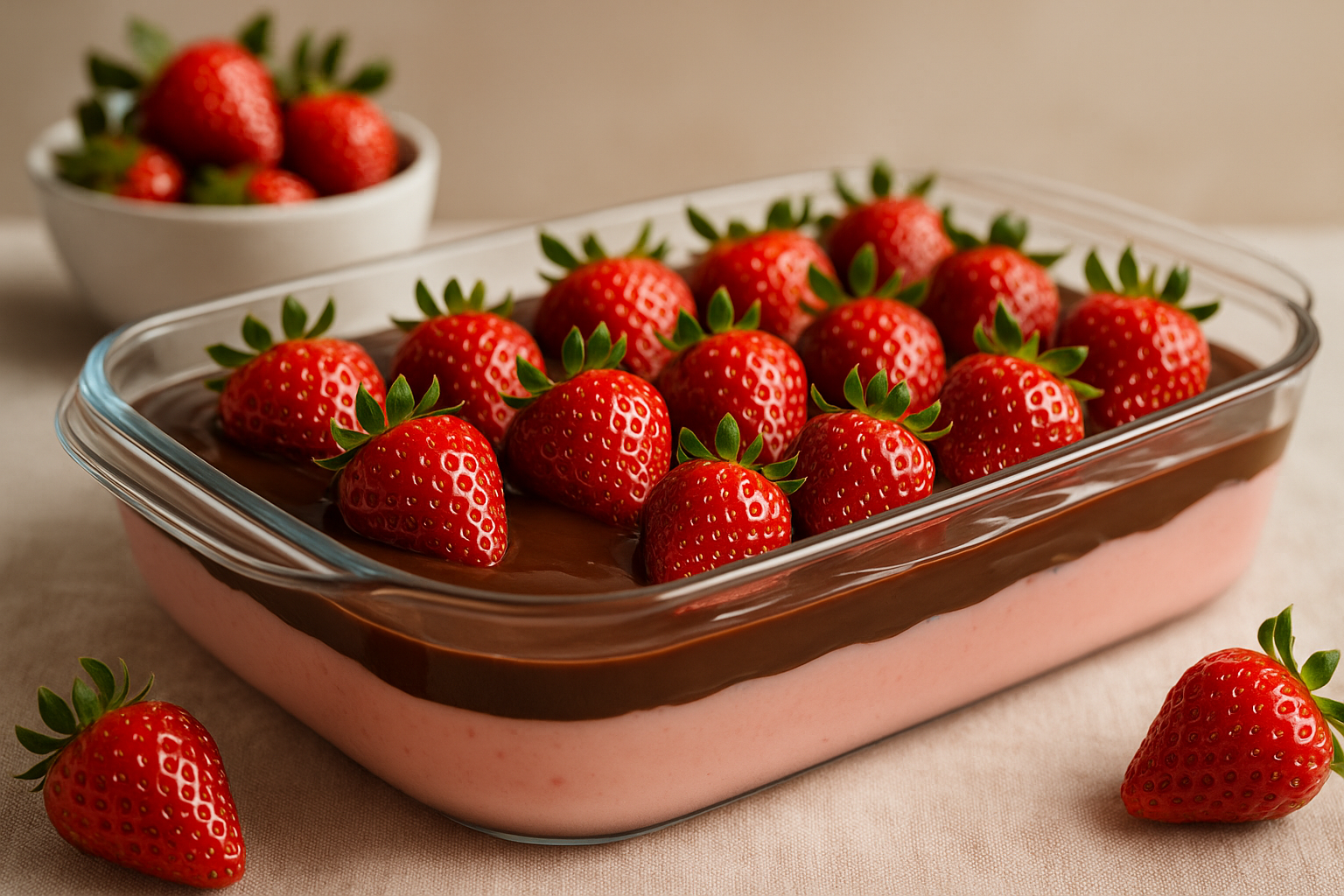 Delicioso Bombom de Morango na Travessa: Uma Sobremesa Lucrativa!