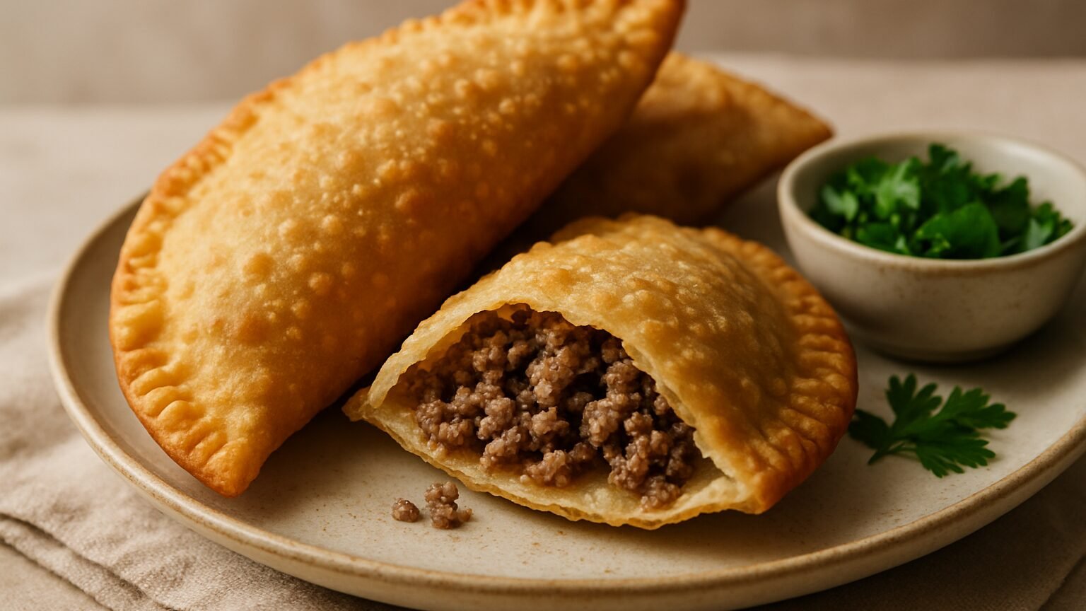 Pastel de carne moída: aprenda a massa perfeita em 30 min 2 Delicioso Pastel Frito de Carne Moída: Uma Receita Irresistível!