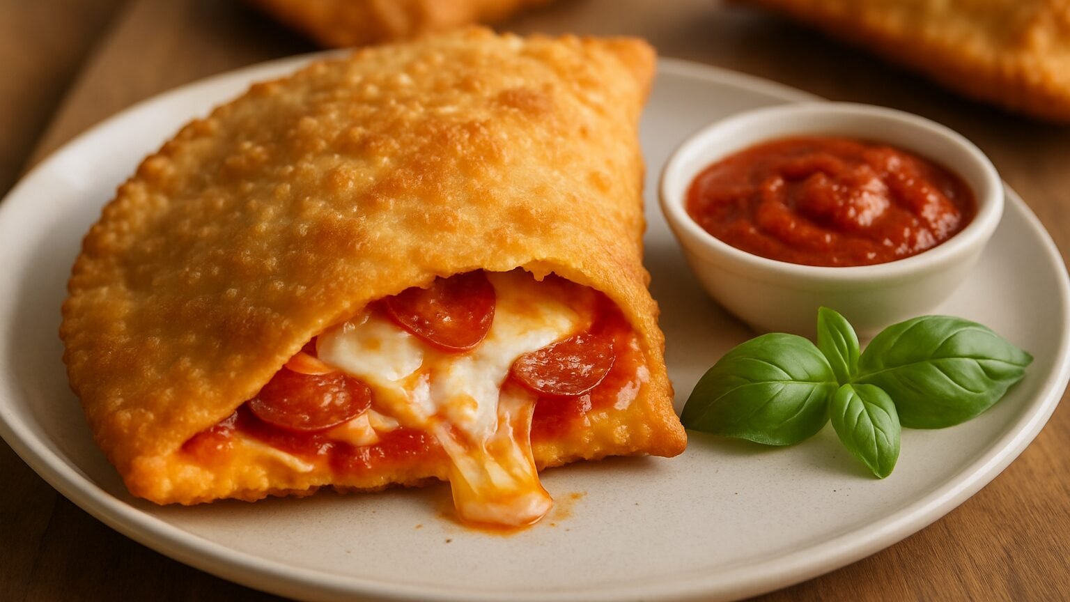 Pastel frito de pizza: 3 truques para uma massa crocante 2 Delicioso Pastel Frito de Pizza: A Combinação Perfeita!