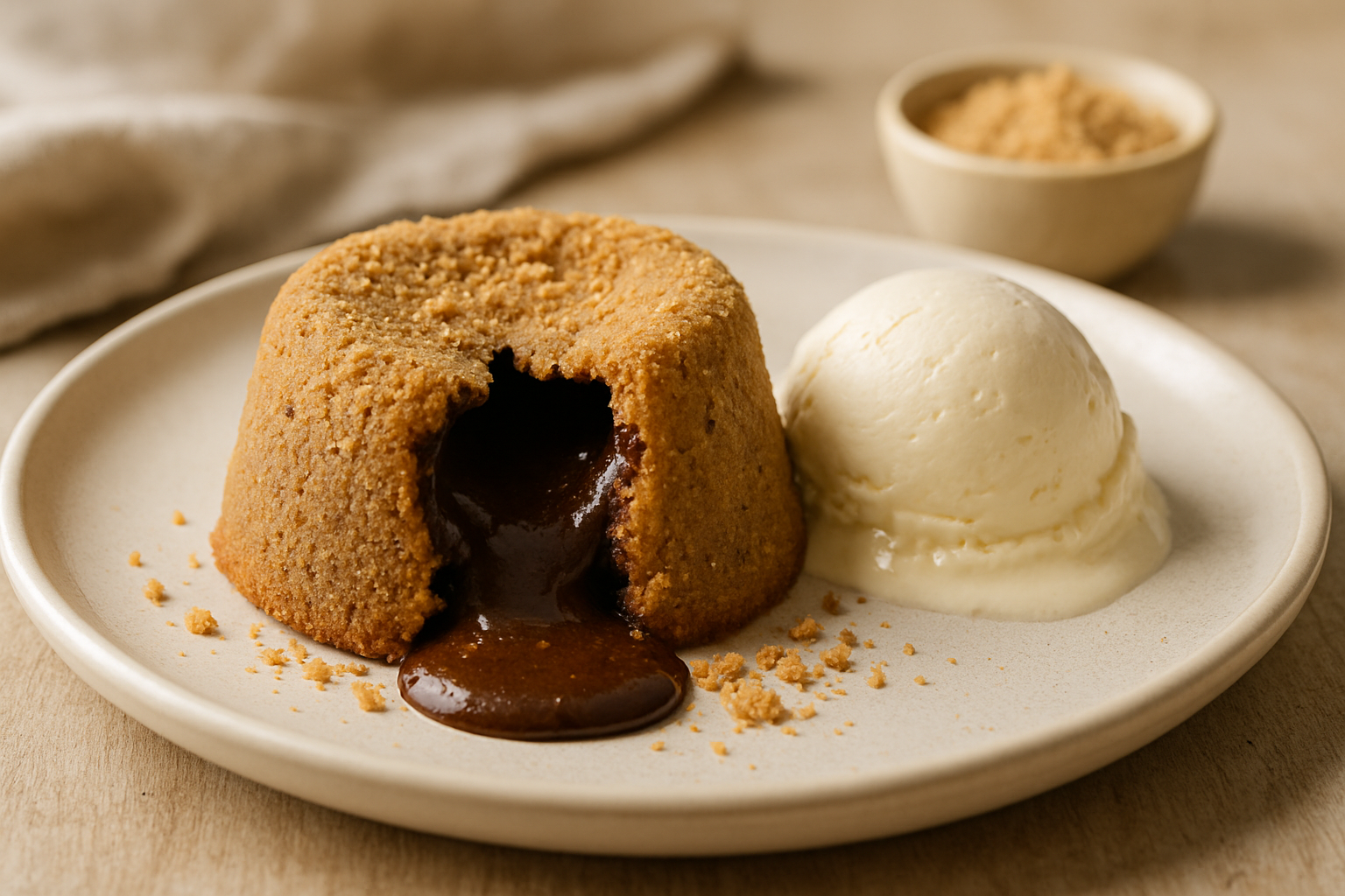 Delicioso Petit Gateau de Paçoca: Uma Sobremesa Irresistível!