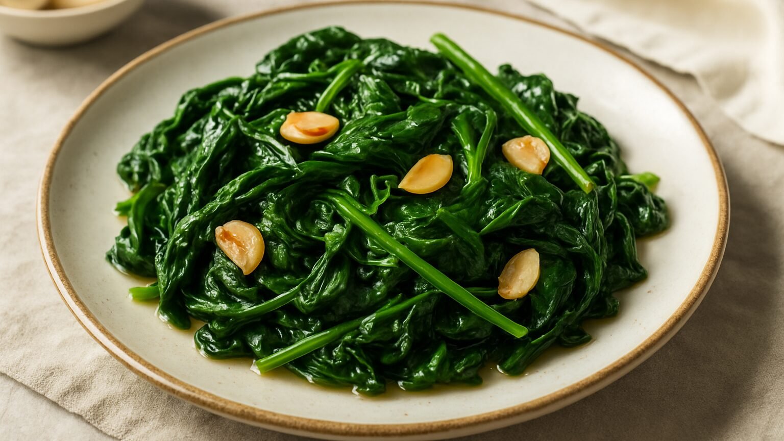 Espinafre Refogado com Alho: Uma Delícia Saudável! 2 Espinafre Refogado com Alho: Uma Delícia Saudável!