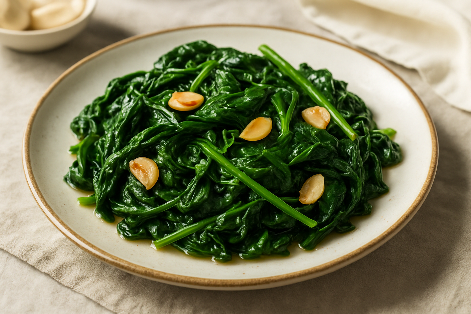 Espinafre Refogado com Alho: Uma Delícia Saudável! 1 Espinafre Refogado com Alho: Uma Delícia Saudável!