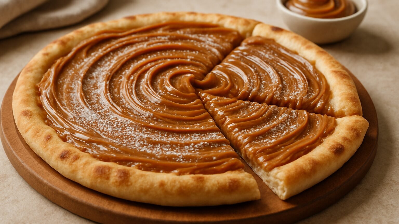 Experimente a Delícia da Pizza de Doce de Leite!