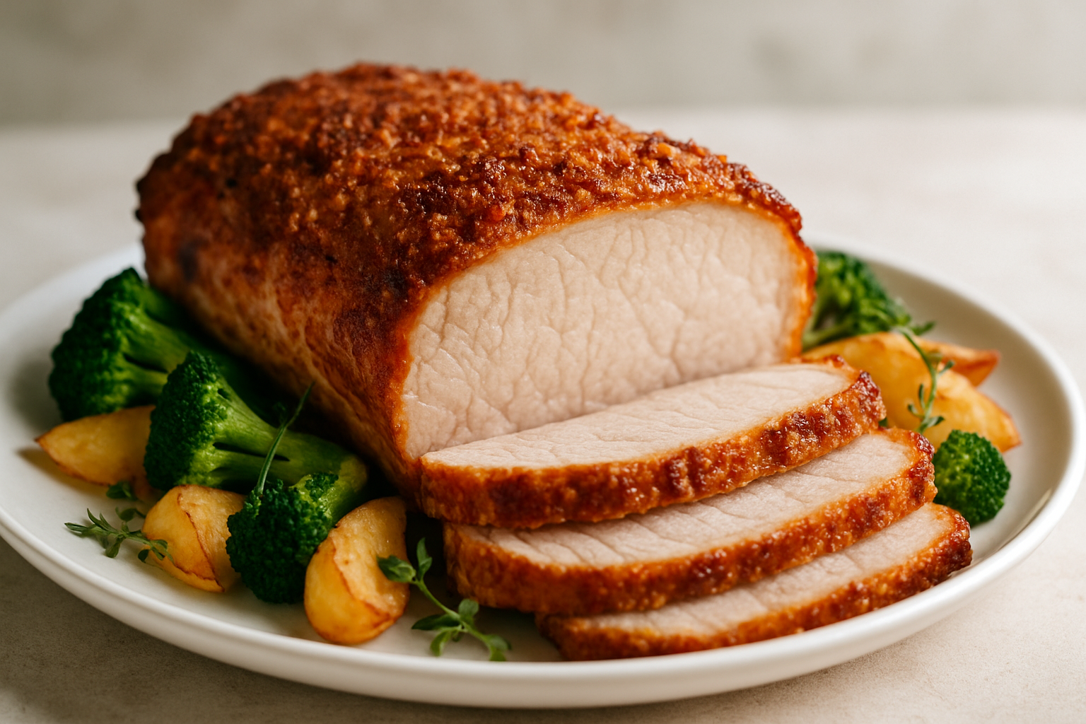 Lombo de Porco Assado com Crosta Crocante: Uma Delícia Irresistível!