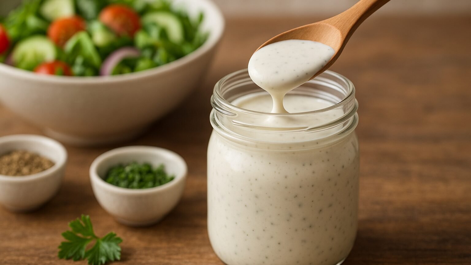 Molho de Iogurte Fit para Saladas: Sabor e Saúde em Cada Colher