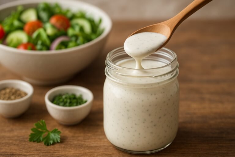 Molho de Iogurte Fit para Saladas: Sabor e Saúde em Cada Colher