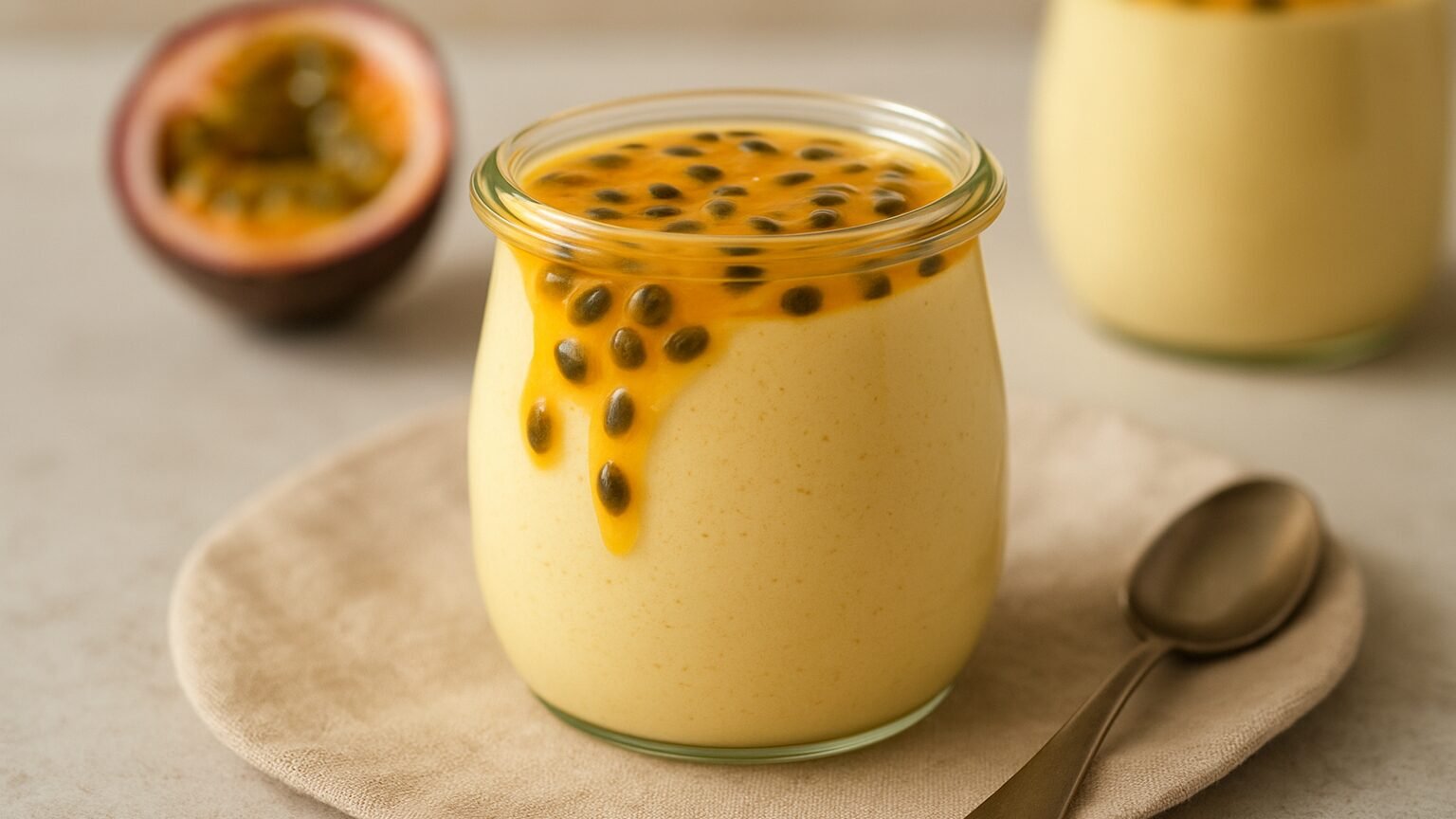 Mousse de Maracujá Cremoso no Pote: Um Doce Irresistível!