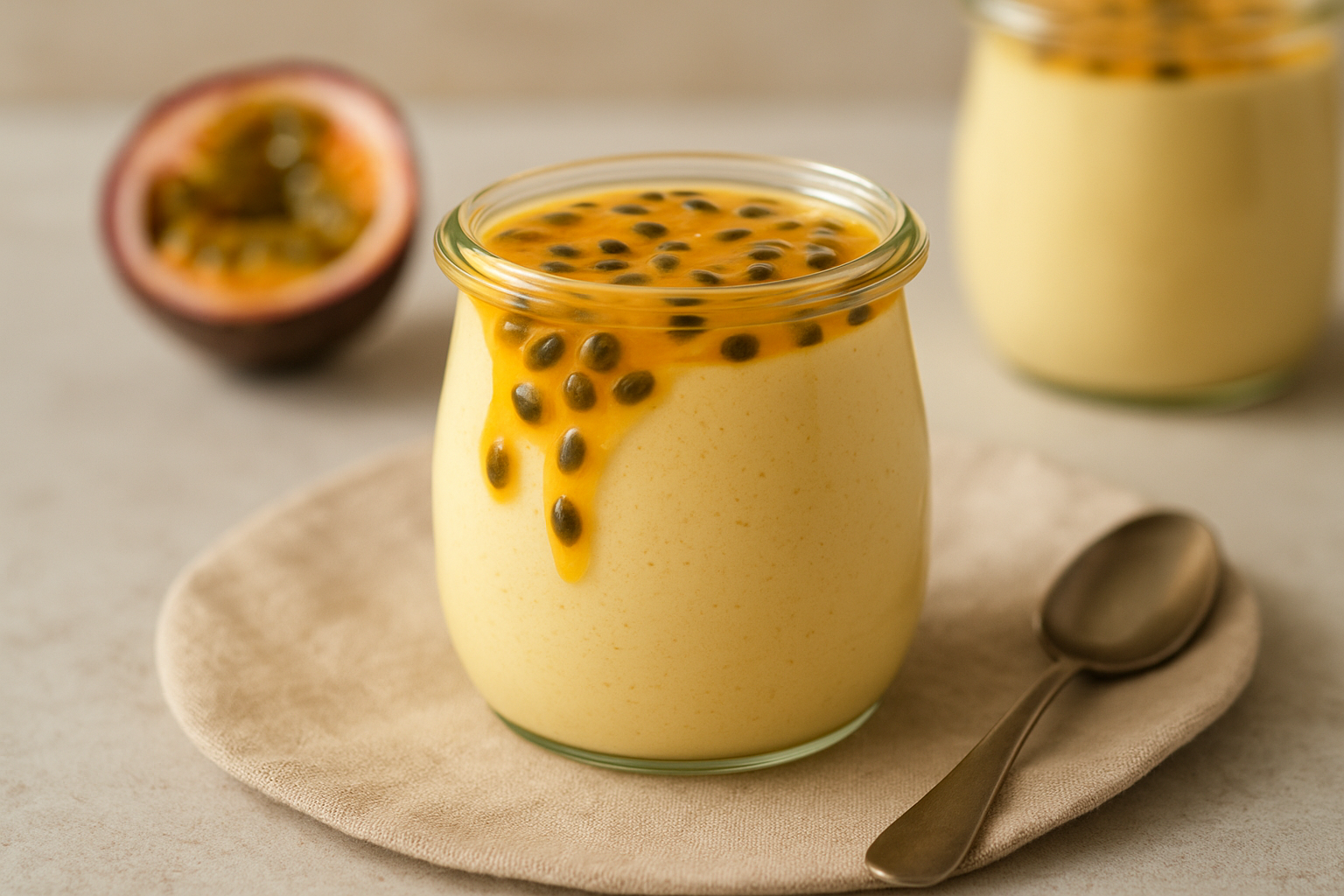 Mousse de Maracujá Cremoso no Pote: Um Doce Irresistível!