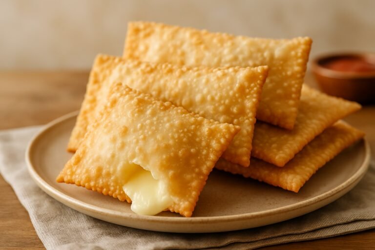 O Delicioso Pastel Frito de Queijo que Vai Encantar Seu Paladar!