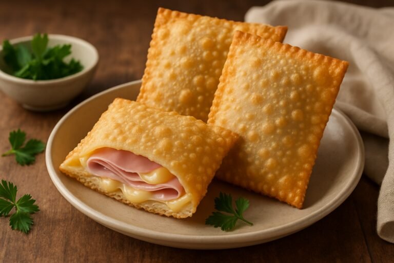 Pastel frito de presunto e queijo em 30 minutos 1 O Incrível Pastel Frito de Presunto e Queijo