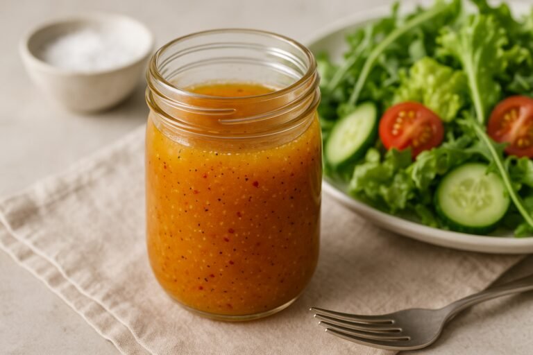 O Melhor Molho Agridoce Caseiro para Saladas!