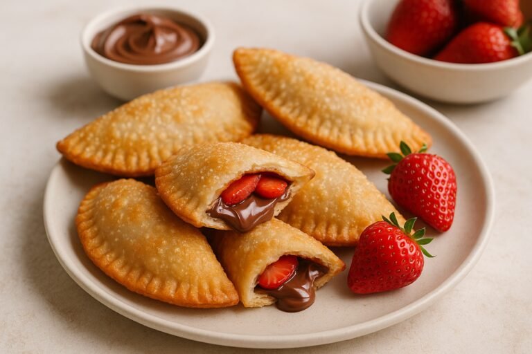 Pastéis fritos de Nutella e morango: receita fácil e deliciosa 6 Pastéis fritos de Nutella e morango: receita fácil e deliciosa