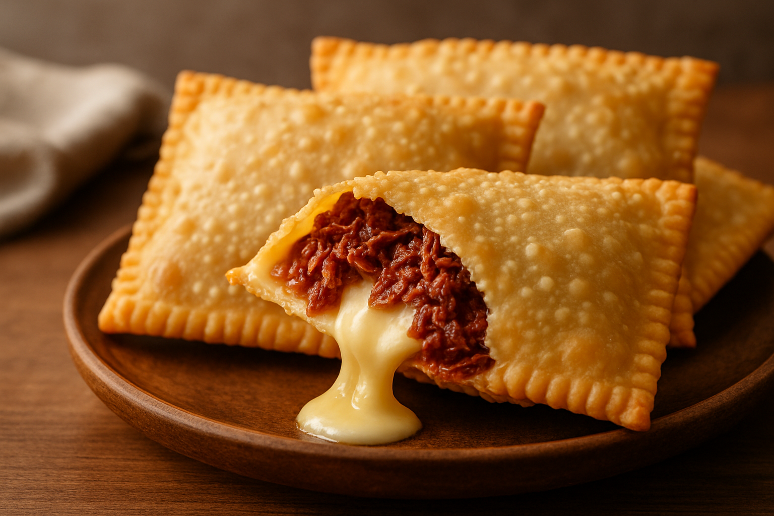 Pastel frito: a combinação perfeita de carne seca e queijo 1 Pastel frito: a combinação perfeita de carne seca e queijo