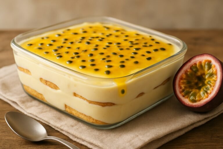 Pavê de maracujá cremoso em 30 minutos e sem complicação 2 Pavê de Maracujá Cremoso: Uma Delícia Refrescante!