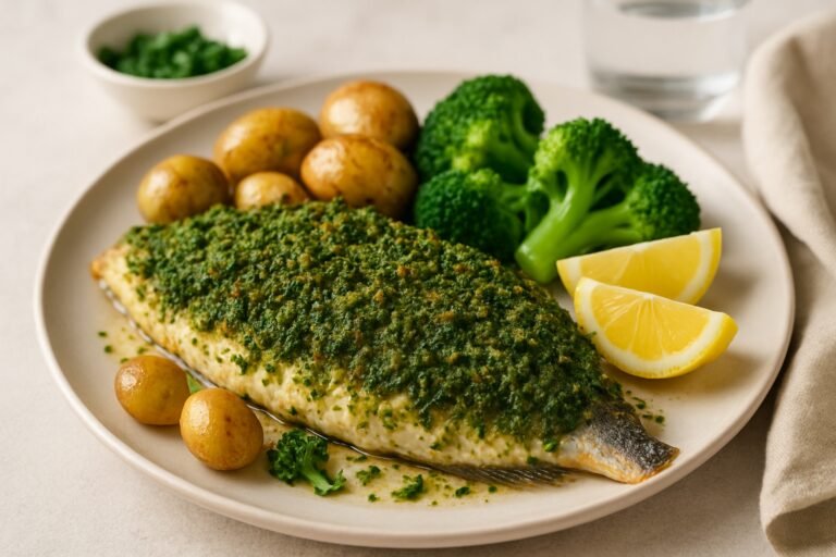 Peixe Assado no Forno com Crosta de Ervas: Sabor e Saúde em um Prato!
