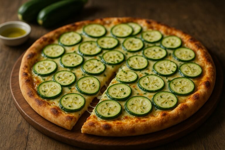 Pizza de abobrinha fácil com queijo em 30 minutos 5 Pizza de Abobrinha com Queijo: Sabor e Saúde em Cada Fatia!