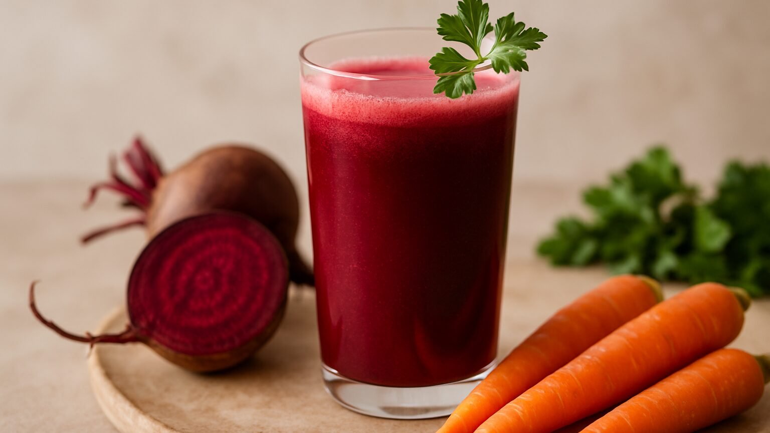 Refrescante Suco Detox de Beterraba com Cenoura 2 Refrescante Suco Detox de Beterraba com Cenoura