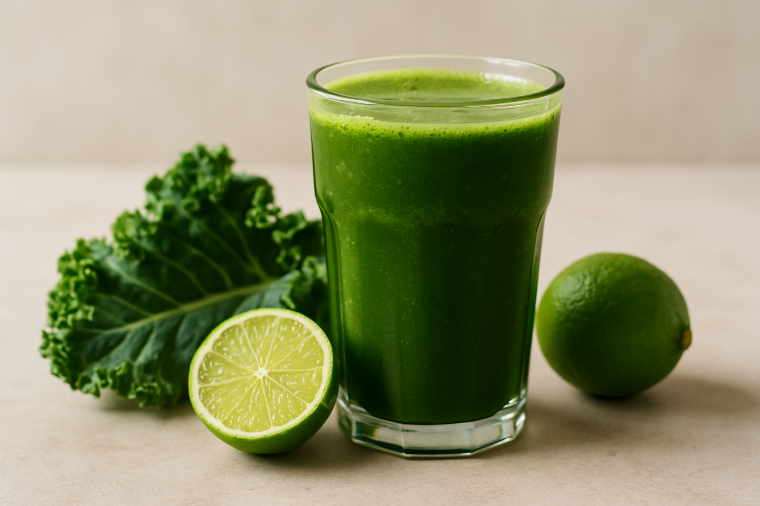 Refresque-se com Este Delicioso Suco Detox de Couve com Limão 1 Refresque-se com Este Delicioso Suco Detox de Couve com Limão