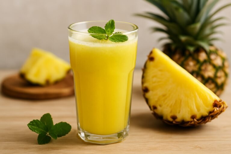 Refresque-se com um Delicioso Suco de Abacaxi com Hortelã 4 Refresque-se com um Delicioso Suco de Abacaxi com Hortelã