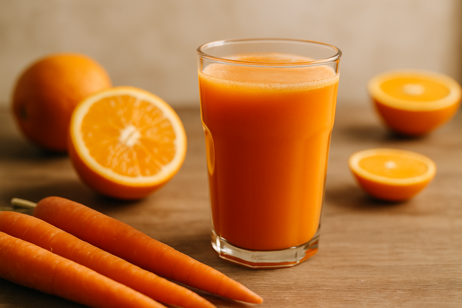 Refresque-se com um Delicioso Suco de Laranja com Cenoura! 1 Refresque-se com um Delicioso Suco de Laranja com Cenoura!