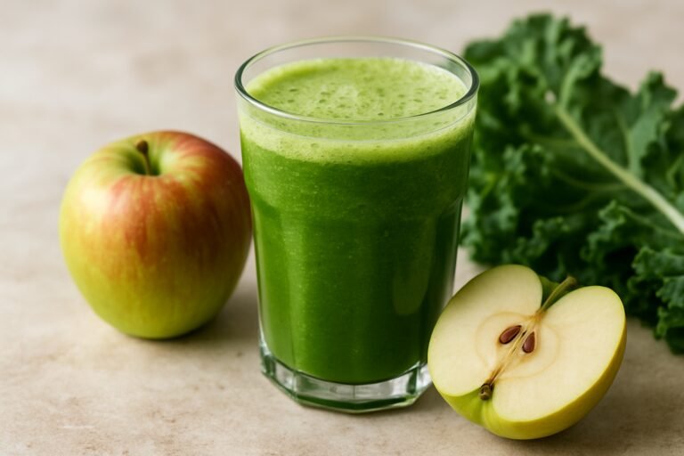 Refresque-se com um Delicioso Suco Detox de Maçã com Couve 3 Refresque-se com um Delicioso Suco Detox de Maçã com Couve