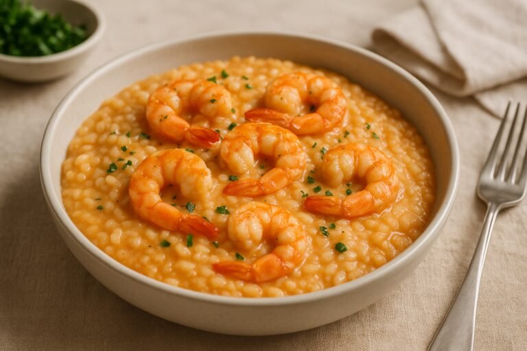 Risoto de Camarão Cremoso Irresistível