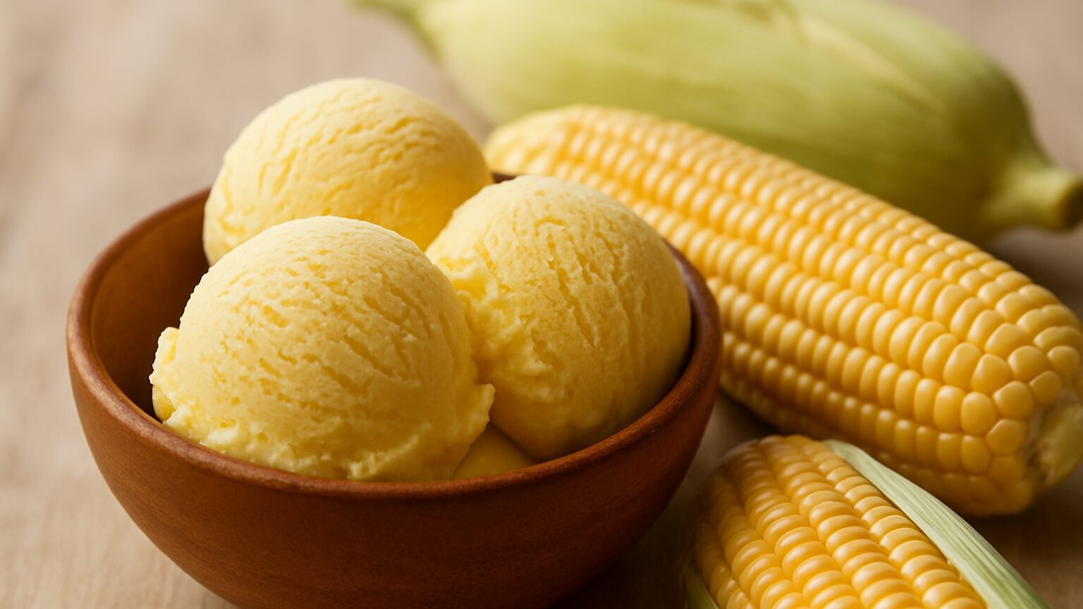 Sorvete de Milho Verde Cremoso: Uma Delícia Refrescante!