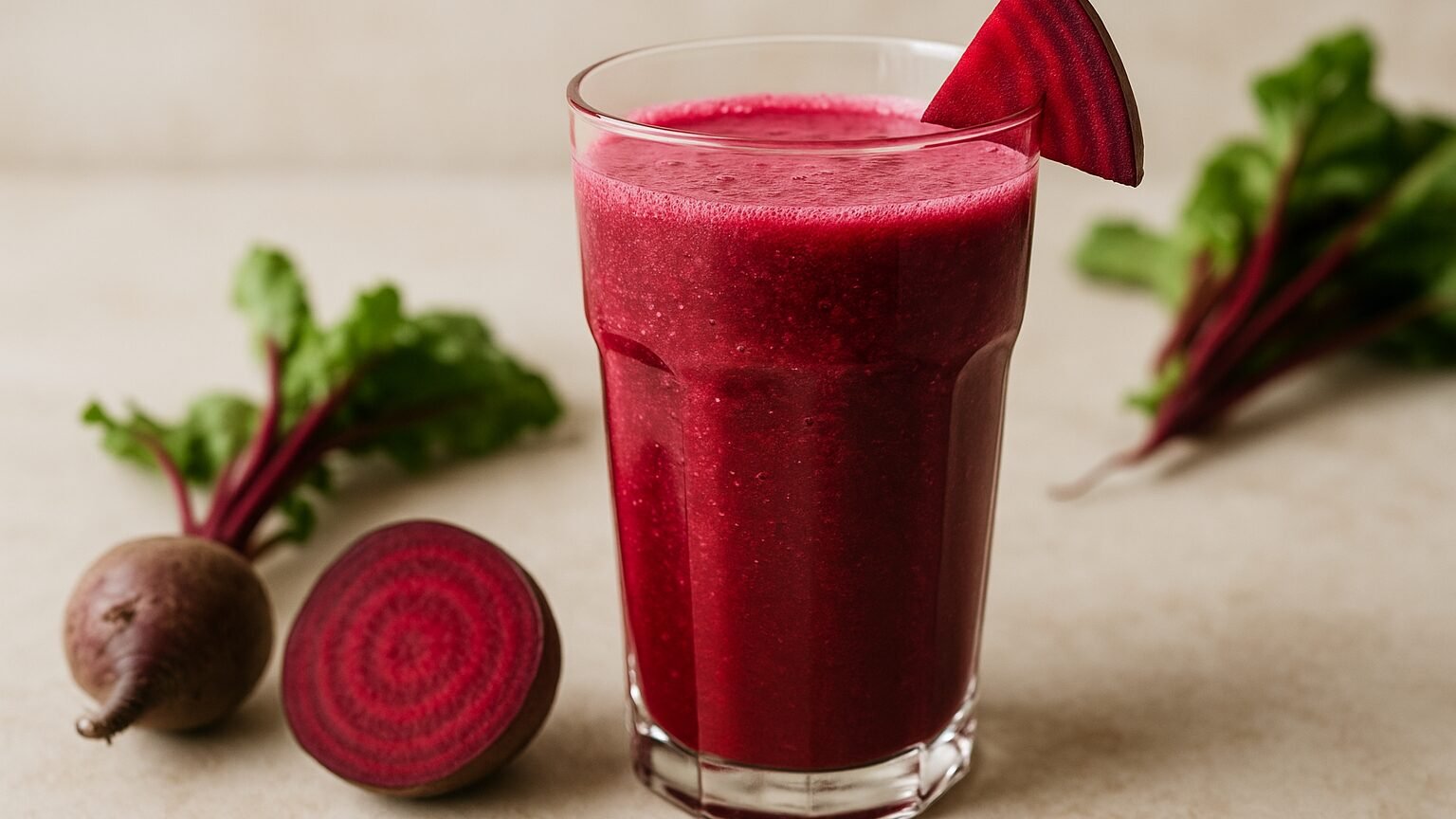 Beterraba no suco detox para mais energia em 10 minutos