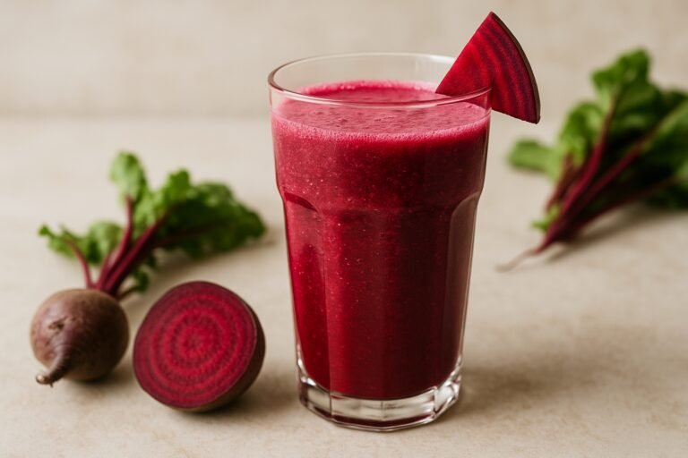 Beterraba no suco detox para mais energia em 10 minutos