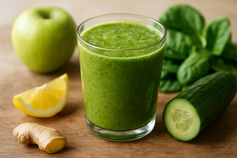 Como fazer suco detox em 10 minutos e desinchar a barriga