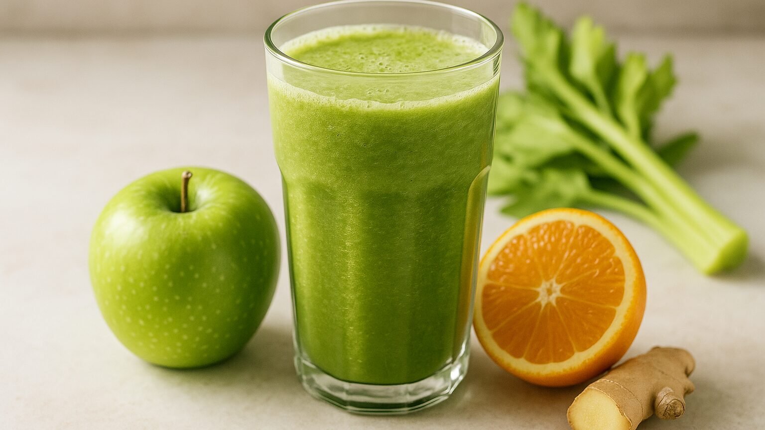 Suco detox: energia em 10 minutos com 4 ingredientes